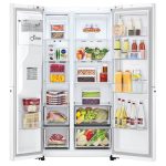 نمای داخل یخچال GC-J257SQKC