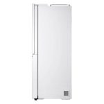 نمای کناری یخچال فریزر ال جی مدل J257 سفید