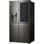 یخچال فریزر ال جی مدل x24 دودی از نمای ست راست