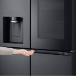 درب دور این دور در یخچال فریزر ساید بای ساید ال جی X33 کد GR-X33FFCRL ساخت کره منتاژ چین 30 فوت رنگ دودی - سایت دبی کوچولو