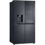 نمای سمت راست در یخچال فریزر ساید بای ساید ال جی X33 کد GR-X33FFCRL ساخت کره منتاژ چین 30 فوت رنگ دودی - سایت دبی کوچولو