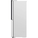 نمای کناری یخچال ال جی x33 سفید