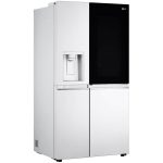 یخچال فریزر ال جی x348 سفید از نمای سمت چپ