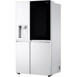 یخچال فریزر ال جی x348 سفید از نمای سمت راست