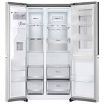 نمای داخلی یخچال x260 نقره ای