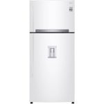 نمای روبرو در یخچال فریزر بالا پایین ال جی 782 کد GN-F782HQHL ساخت کره منتاژ اندونزی 20 فوت رنگ سفید - سایت دبی کوچولو