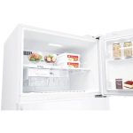 بخش فریزر بالای یخچال فریزر بالا پایین ال جی 782 کد GN-F782HQHL ساخت کره منتاژ اندونزی 20 فوت رنگ سفید - سایت دبی کوچولو