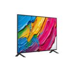 تلویزیون LG QNED80A از نمای سمت چپ