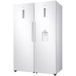 نمای سمت چپ در یخچال فریزر دوقلو سامسونگ RZ32 - RR39 سفید کد RR39M7310WW-RZ32M7120WW ساخت کره منتاژ ویتنام 26 فوت رنگ سفید - سایت دبی کوچولو