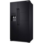 نمای سمت چپ در یخچال فریزر ساید بای ساید سامسونگ RS50 کد RS50N3913BC ساخت کره منتاژ چین 30 فوت رنگ مشکی - سایت دبی کوچولو