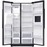 نمای داخلی یخچال فریزر ساید بای ساید سامسونگ RS50 کد RS50N3913BC ساخت کره منتاژ چین 30 فوت رنگ مشکی - سایت دبی کوچولو