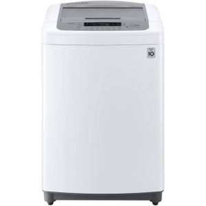 نمای روبرو در ماشین لباسشویی ال جی T16 رنگ سفید 16 کیلو (T1685NEHT) ساخت کُره با گارانتی و پرداخت درب منزل در دبی کوچولو