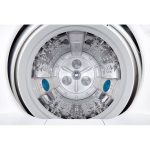 نمای داخلی دیگ ماشین لباسشویی ال جی T16 رنگ سفید 16 کیلو (T1685NEHT) ساخت کُره با گارانتی و پرداخت درب منزل در دبی کوچولو