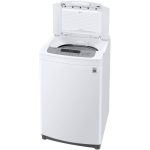 نمای لباسشویی در حالت در باز در ماشین لباسشویی ال جی T16 رنگ سفید 16 کیلو (T1685NEHT) ساخت کُره با گارانتی و پرداخت درب منزل در دبی کوچولو