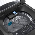 جا پودر و مایع شستشو در ماشین لباسشویی ال جی T16 رنگ دودی 16 کیلو درب از بالا (T1685NEHT) ساخت کُره با گارانتی و پرداخت درب منزل در دبی کوچولو