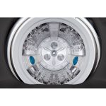 نمای داخلی دیگ ماشین لباسشویی ال جی T16 رنگ دودی 16 کیلو درب از بالا (T1685NEHT) ساخت کُره با گارانتی و پرداخت درب منزل در دبی کوچولو