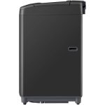 نمای بغل ماشین لباسشویی ال جی T16 رنگ دودی 16 کیلو درب از بالا (T1685NEHT) ساخت کُره با گارانتی و پرداخت درب منزل در دبی کوچولو