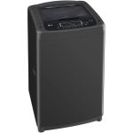 نمای سمت راست در ماشین لباسشویی ال جی T16 رنگ دودی 16 کیلو درب از بالا (T1685NEHT) ساخت کُره با گارانتی و پرداخت درب منزل در دبی کوچولو