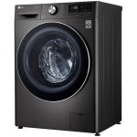 نمای سمت چپ در ماشین لباسشویی ال جی V9 رنگ دودی 10.5/7 کیلو (WDV9142BRP) ساخت کُره با گارانتی و پرداخت درب منزل در دبی کوچولو