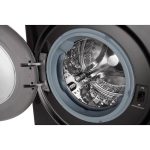 نمای دیگ استیلی در ماشین لباسشویی ال جی V9 رنگ دودی 10.5 کیلو (WV9142BRP) ساخت کُره با گارانتی و پرداخت درب منزل در دبی کوچولو