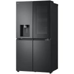 نمای سمت چپ در یخچال فریزر ساید بای ساید ال جی X24 رنگ مشکی کد GC-X24FFCBB ساخت کره منتاژ چین 30 فوت - سایت دبی کوچولو