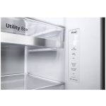 کشو داخلی در یخچال فریزر ساید بای ساید ال جی X257 کد GC-X257CSES ساخت کره منتاژ چین 30 فوت رنگ نقره ای - سایت دبی کوچولو