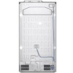 نمای پشت یخچال فریزر ساید بای ساید ال جی X257 کد GC-X257CSES ساخت کره منتاژ چین 30 فوت رنگ نقره ای - سایت دبی کوچولو