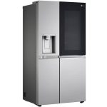 نمای سمت راست در یخچال فریزر ساید بای ساید ال جی X257 کد GC-X257CSES ساخت کره منتاژ چین 30 فوت رنگ نقره ای - سایت دبی کوچولو