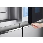 حالت دور این دور در یخچال فریزر ساید بای ساید ال جی X257 کد GC-X257CSES ساخت کره منتاژ چین 30 فوت رنگ نقره ای - سایت دبی کوچولو