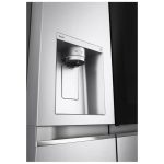 بخش یخساز و آبریز در یخچال فریزر ساید بای ساید ال جی X257 کد GC-X257CSES ساخت کره منتاژ چین 30 فوت رنگ نقره ای - سایت دبی کوچولو