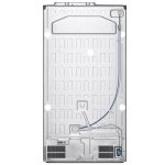 نمای پشت یخچال فریزر ساید بای ساید ال جی کره مدل X267 کد GR-X267CSHS سیلور(نقره ای) - سایت دبی کوچولو