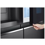 دور این دور بودن درب یخچال فریزر ساید بای ساید ال جی کره مدل X267 کد GR-X267CSHS سیلور(نقره ای) - سایت دبی کوچولو