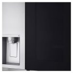 نمای آبریز و یخساز یخچال فریزر ساید بای ساید ال جی کره مدل X267 کد GR-X267CSHS سیلور(نقره ای) - سایت دبی کوچولو