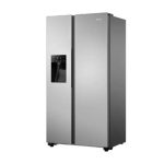 یخچال فریزر هایسنس rs696 از نمای سمت راست