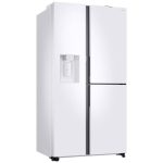 نمای سمت راست در یخچال فریزر ساید بای ساید سامسونگ RS80 کد RS80F64G1VRE ساخت کره منتاژ چین 22 فوت رنگ سفید - سایت دبی کوچولو