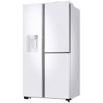 نمای سمت چپ در یخچال فریزر ساید بای ساید سامسونگ RS80 کد RS80F64G1VRE ساخت کره منتاژ چین 22 فوت رنگ سفید - سایت دبی کوچولو