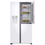 بخش دور این دور در یخچال فریزر ساید بای ساید سامسونگ RS80 کد RS80F64G1VRE ساخت کره منتاژ چین 22 فوت رنگ سفید - سایت دبی کوچولو