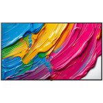 نمای روبرو و بدون پایه در تلویزیون ال جی 75QNED80A (کیوند 80) QNED سایز 75 اینچ 4K رفرش ریت 60 هرتز، منتاژ مصر و اندونزی و لهستان سال 2025 - سایت دبی کوچولو