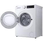 جهت باز شدن درب ماشین لباسشویی ال جی T2 رنگ سفید 8 کیلو (F2T2TYM0W) ساخت کُره با گارانتی و پرداخت درب منزل در دبی کوچولو