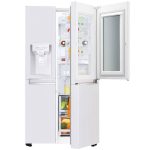 درب دور این دور در یخچال فریزر ساید بای ساید ال جی X260 کد GR-X260JQGW ساخت کره منتاژ چین 30 فوت رنگ سفید - سایت دبی کوچولو