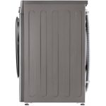 نمای بغل در ماشین لباسشویی ال جی R6 رنگ نقره ای 8 کیلو (F4R6TYGCP) ساخت کُره با گارانتی و پرداخت درب منزل در دبی کوچولو