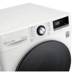 نمای بخش بالای در ماشین لباسشویی ال جی Y3 رنگ سفید 10 کیلو (F4Y3RYGYWV) ساخت کُره با گارانتی و پرداخت درب منزل در دبی کوچولو