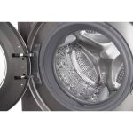 دیگ استیل ضد زنگ در ماشین لباسشویی ال جی J6 رنگ نقره ای 8 کیلو (F4J6TNP8S) ساخت کُره با گارانتی و پرداخت درب منزل در دبی کوچولو