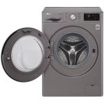 جهت باز شدن درب در ماشین لباسشویی ال جی J6 رنگ نقره ای 8 کیلو (F4J6TNP8S) ساخت کُره با گارانتی و پرداخت درب منزل در دبی کوچولو