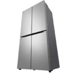 نمای بخش زیری در یخچال فریزر بالاپایین بوش B334 کد GCB-334DFPL ساخت کره مونتاژ چین 24 فوت رنگ نقره ای سال 2025 - سایت دبی کوچولو