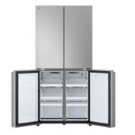 بخش فریزر در یخچال فریزر بالاپایین بوش B334 کد GCB-334DFPL ساخت کره مونتاژ چین 24 فوت رنگ نقره ای سال 2025 - سایت دبی کوچولو