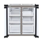 بخش فریزر در بخش پایینی یخچال فریزر بالاپایین بوش B334 کد GCB-334DFPL ساخت کره مونتاژ چین 24 فوت رنگ نقره ای سال 2025 - سایت دبی کوچولو