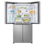 بخش بالایی یخچال فریزر بالاپایین بوش B334 کد GCB-334DFPL ساخت کره مونتاژ چین 24 فوت رنگ نقره ای سال 2025 - سایت دبی کوچولو