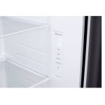 پنل کنترلی لمسی در داخل یخچال فریزر ساید بای ساید ال جی B287 کد GCB287GNWB ساخت کره منتاژ چین 24 فوت رنگ مشکی سال 2025 - سایت دبی کوچولو