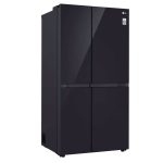 نمای سمت راست در یخچال فریزر ساید بای ساید ال جی B287 کد GCB287GNWB ساخت کره منتاژ چین 24 فوت رنگ مشکی سال 2025 - سایت دبی کوچولو